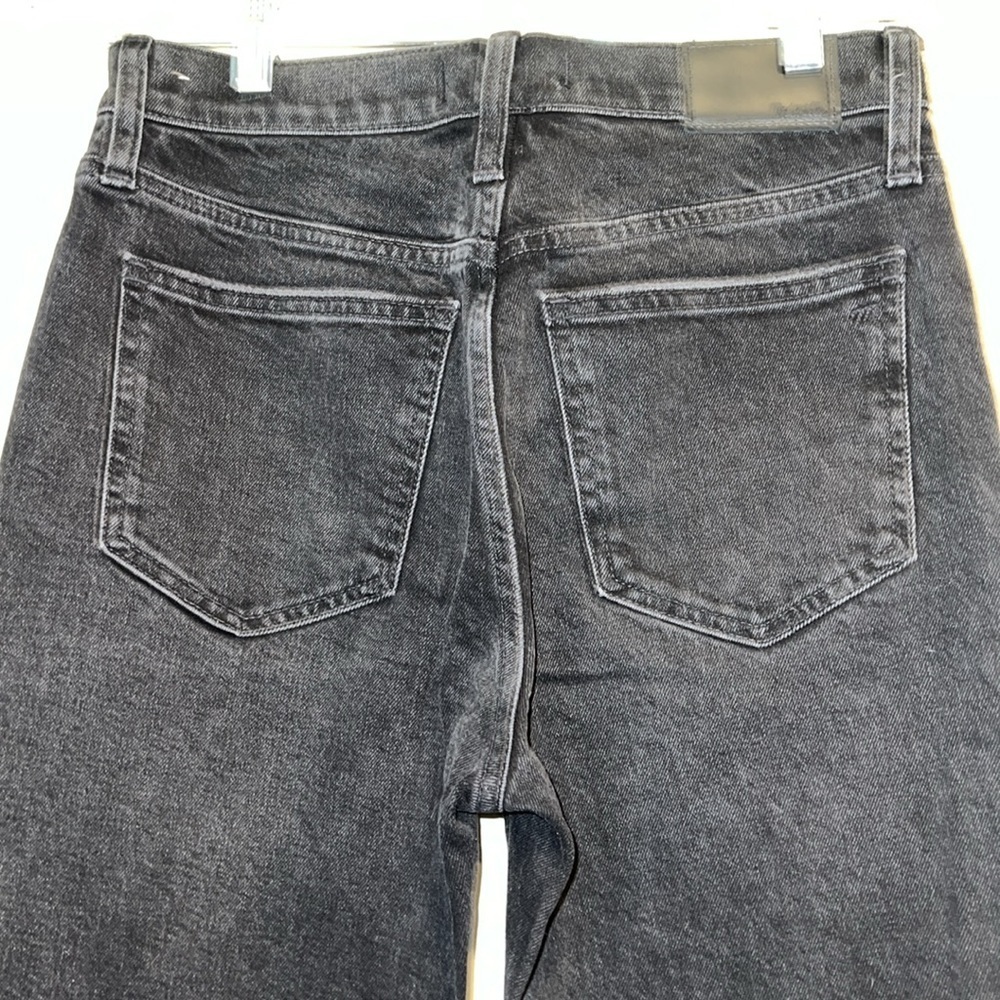 Madewell Slim Demi-Boot Faded Black Denim - Picture 6 of 7